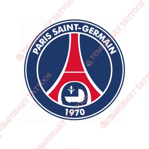 Paris Saint Germain Customize Temporary Tattoos Stickers NO.8429